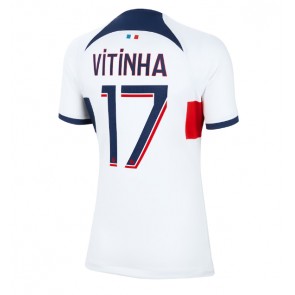 Maillot de foot Paris Saint-Germain Vitinha Ferreira #17 Extérieur Femmes 2023-24 Manches Courte